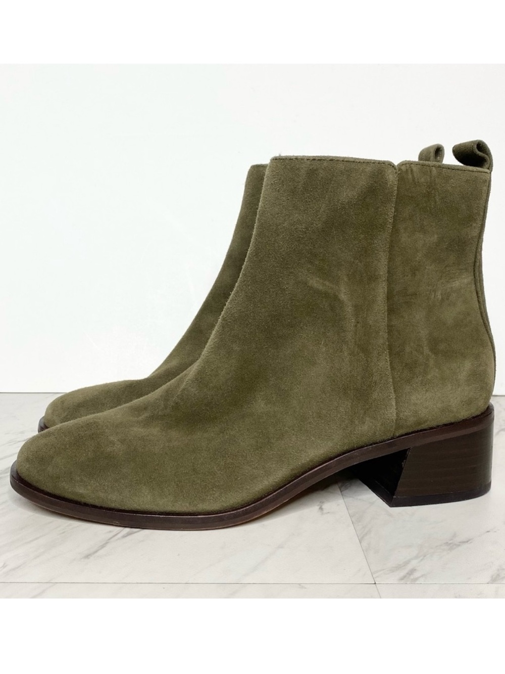 Vince Camuto Jerlindi Green Suede Bootie 8M